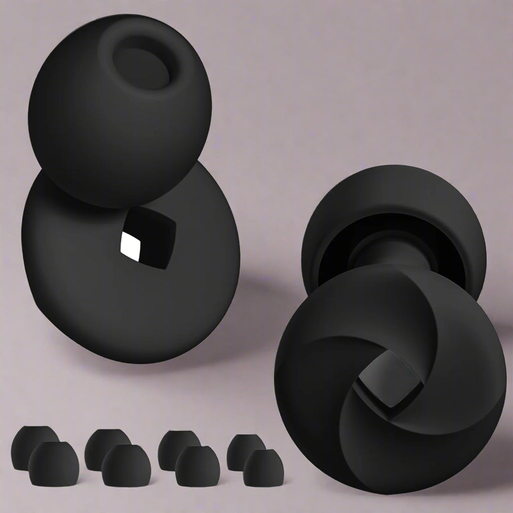 Silicone Reusable Ear Plugs for Sleeping – Soft, Noise-Reducing Earplugs for Comfortable Night Sleep & Travel