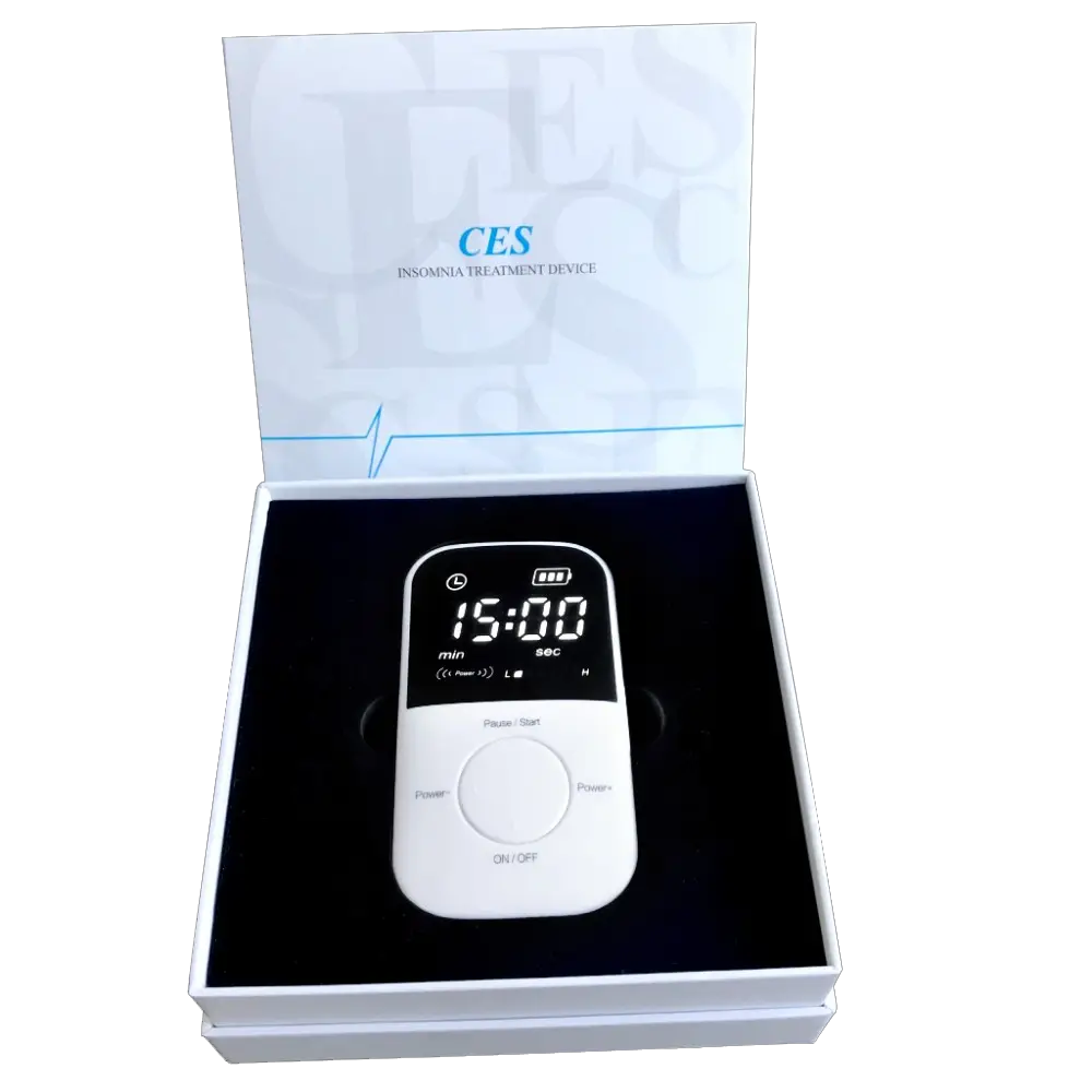 CES Insomnia Relaxer Sleep Aid Device – Electrotherapy Machine for Anxiety, Stress, and Depression Relief – Portable Health Equipment for Natural Sleep & Mental Wellness
