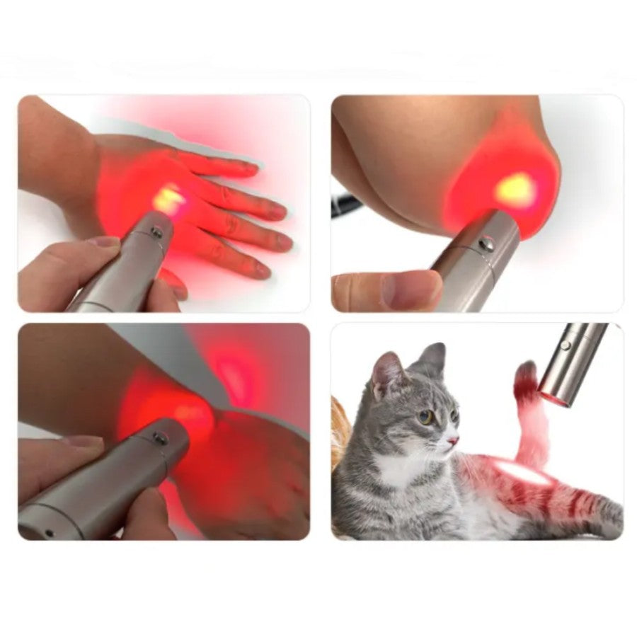 Infrared & Red Light Therapy Torch for Body Joints & Muscles Pain Relief, Portable - Use 3 wavelengths